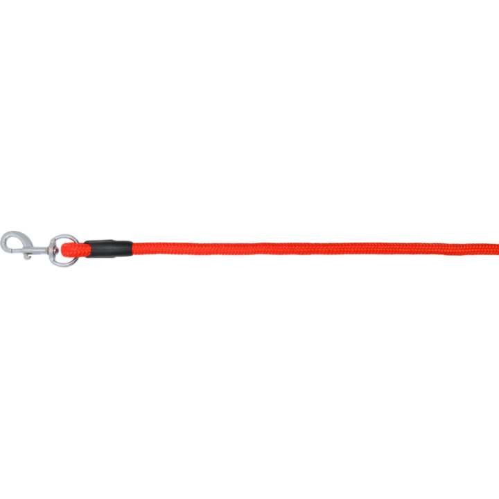 Longe attache clip rouge