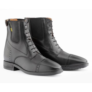 Boots d'equitation en cuir lorel a lacets