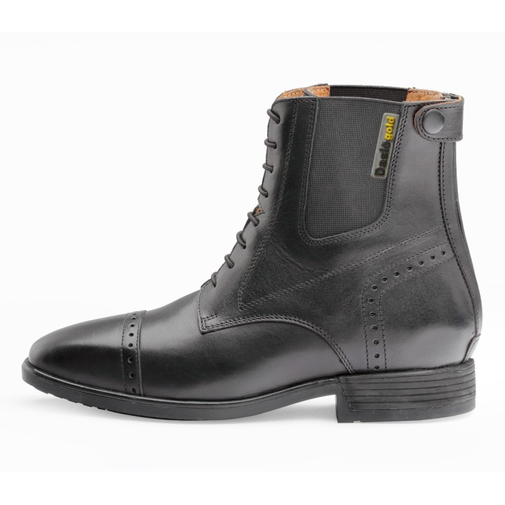 Boots d'equitation en cuir lorel a lacets