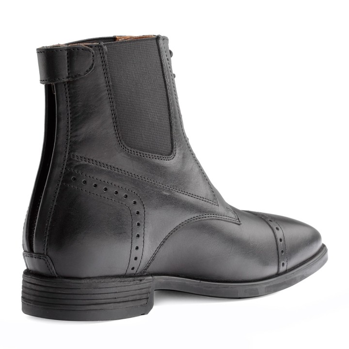 Boots d'equitation en cuir lorel a lacets