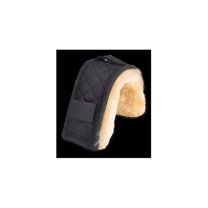 Protection de tetiere ou muserolle gel brun