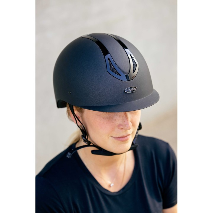 Casque Choplin Aero noir mat/brillant